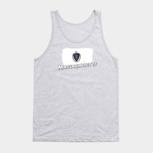 Massachusetts flag Tank Top